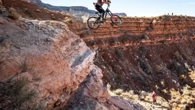 ویدیو خطرناک‌ترین حرکات نمایشی با دوچرخه کوهستان