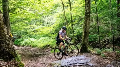 ویدیو یکه‌تازی با دوچرخه کوهستان | مردی با اشتیاقی مهارنشدنی برای دوچرخه سواری