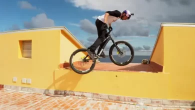 ویدیو دوچرخه سواری بی ام ایکس باورنکردنی در جزایر قناری